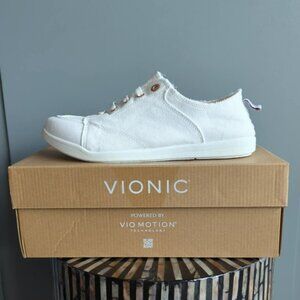Vionic Pismo Canvas Sneakers - Cream